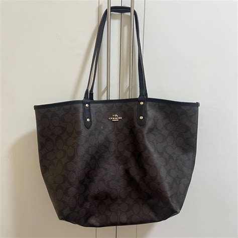 coach reversible tote bag authentic